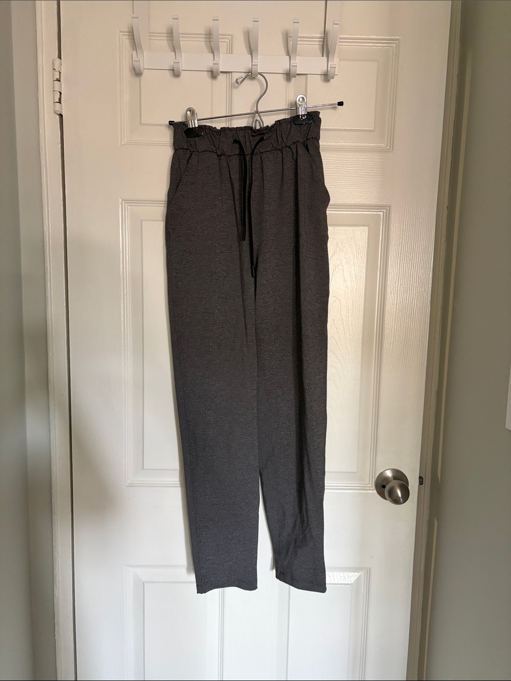 lululemon athletica Dark Gray High-Waist Jogger with Drawstring